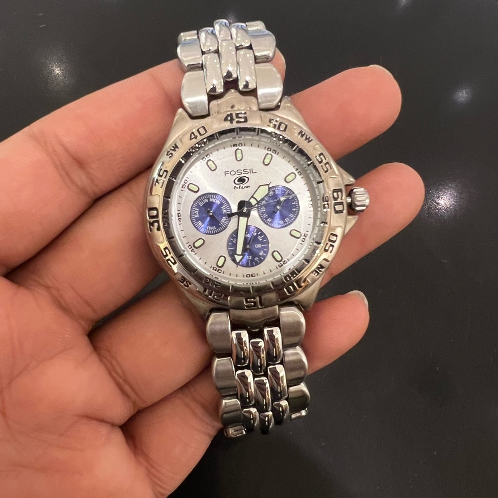 Fossil Blue Multifunctional Watch - image 7